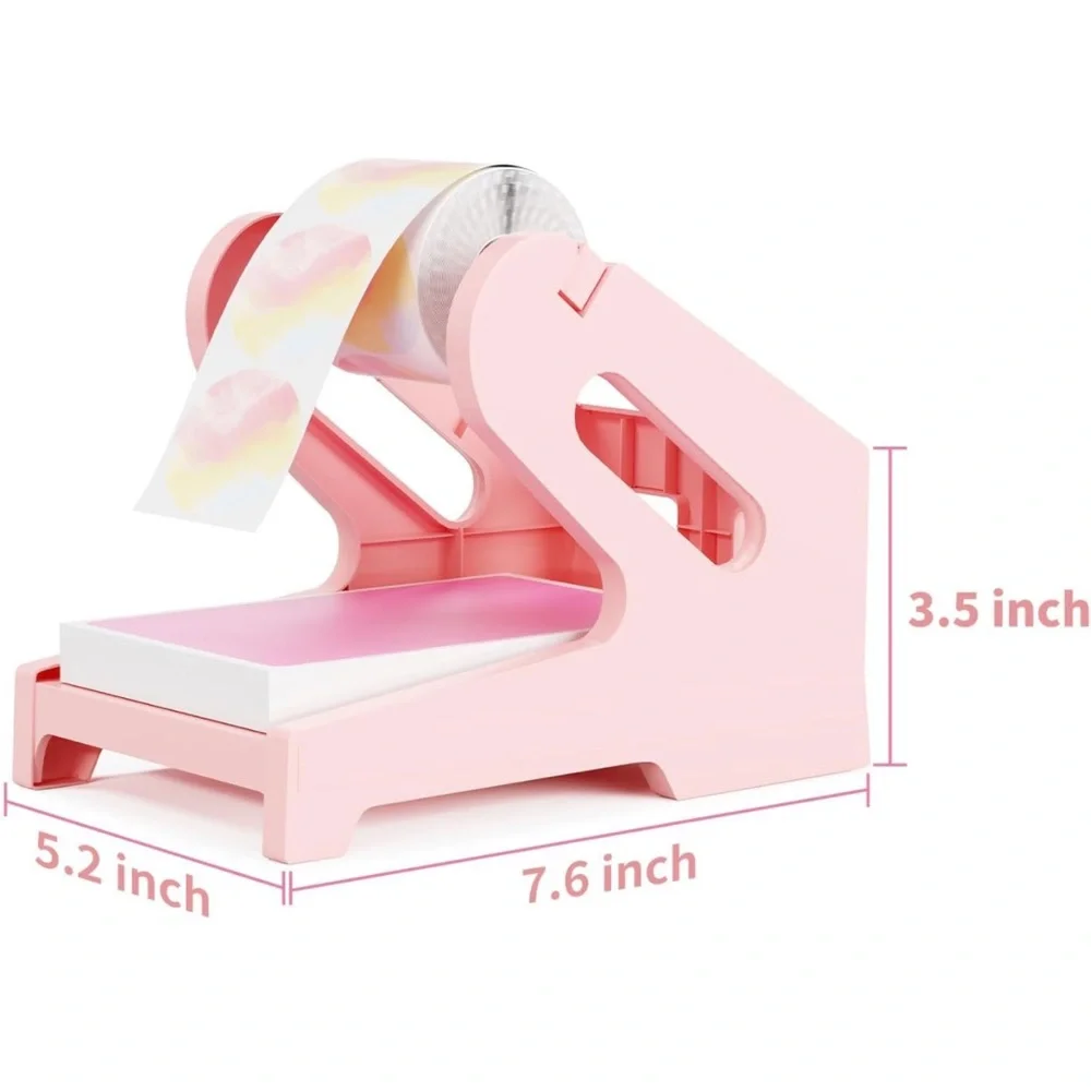 NEW! Shipping Label Holder for Rolls & Fan-Fold Labels Thermal Label Print Pink